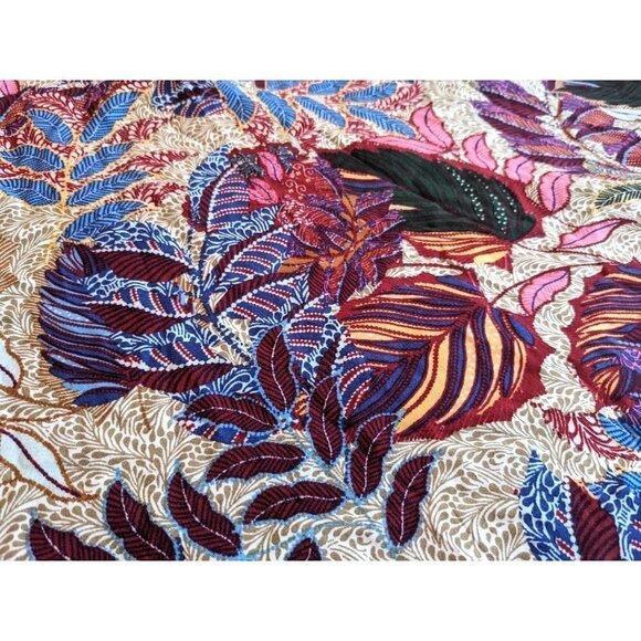 NWT WESTPORT Floral Hawaiian Palm Skirt Tropical Flowy Side Tie Size 1X - Picture 3 of 8